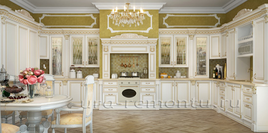 Фото кухни в классическом стиле
